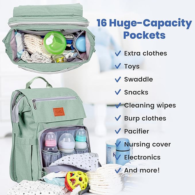 PILLANI Baby Diaper Bag Backpack - Image 2