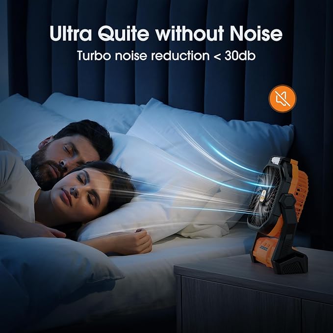 Portable Fan Rechargeable, Cordless Battery Powered Fan - Image 5