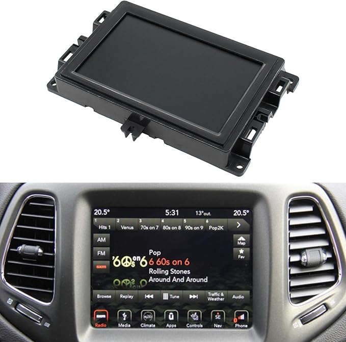 7" Uconnect LCD Display with Bracket LCD Monitor Digitizer Radio Navigation by Unknown