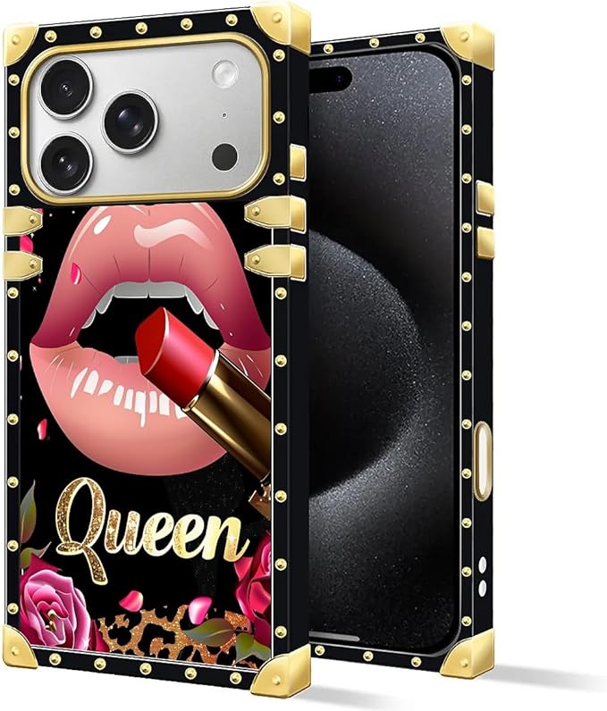 for iPhone 17 Pro Max Case Luxury Golden Decoration - Image 2
