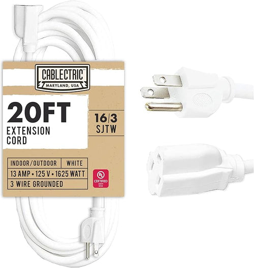 20 Foot Outdoor Extension Cord by Cablectric