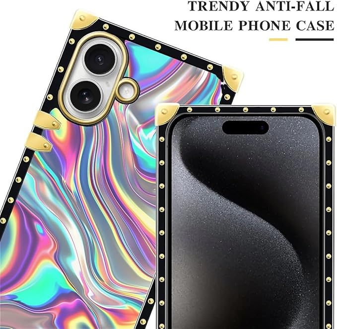 for iPhone 17 Case Luxury Golden Decoration - Image 4