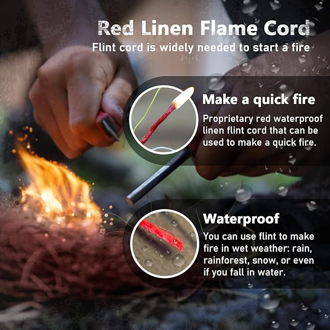 WILDAIR Paracord Survival Paracord Parachute Fire Cord Survival Ropes 4-in-1 - Image 5