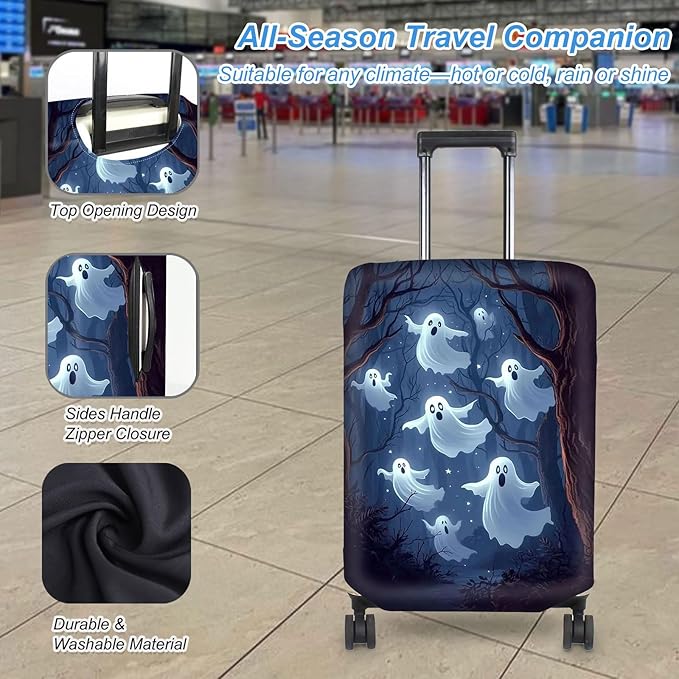 Luggage Cover Protector for 30-32 Inch Suitcases, TSA Approved Elastic Travel - Image 3
