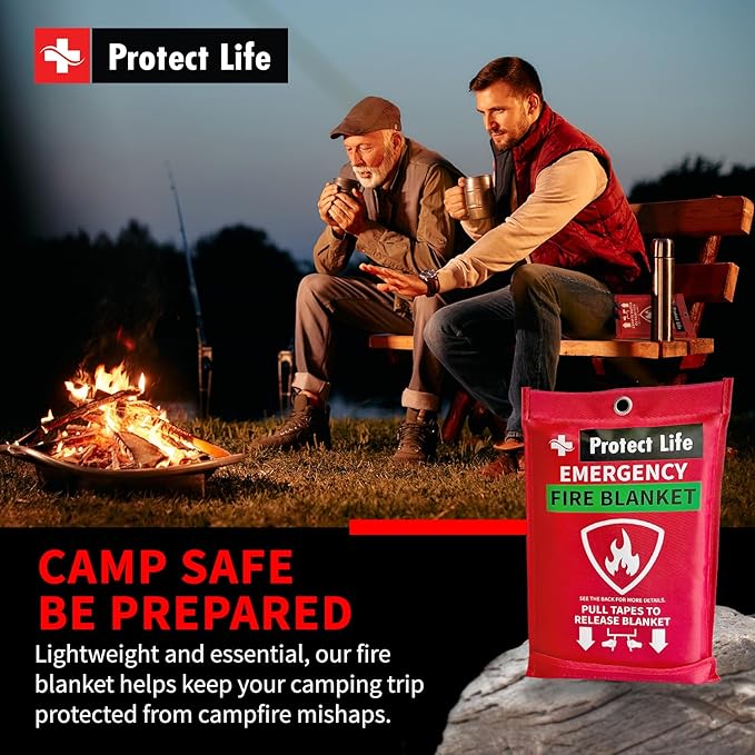 Protect Life Saving Emergency Fire Blankets 2 Pack - Image 7