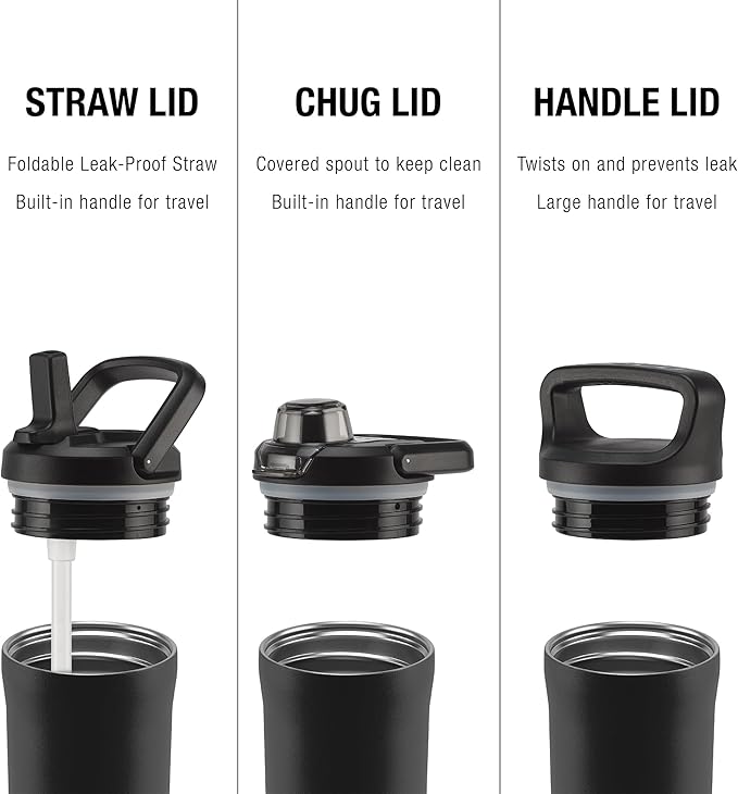 ZULU Base 32oz Stainless Steel Water Bottle - Image 3
