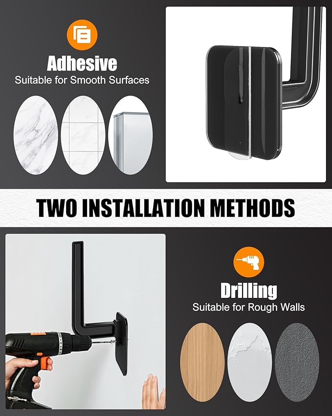 Hat Rack for Hat Storage, Strong Adhesive Hat Hooks for Wall Organizer for - Image 3