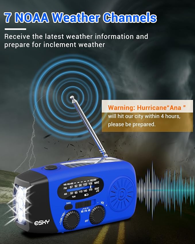 Esky Emergency Hand Crank Radio - Image 2