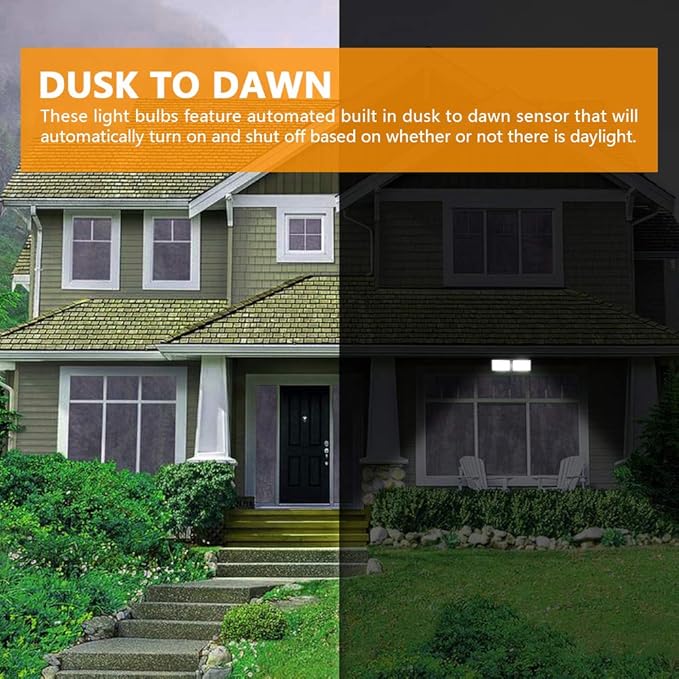 FAGUANGAO Dusk to Dawn LED Security Light, 18W Plug in Flood Light Outdoor - Image 2