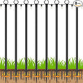 AILBTON 10Ft String Light Poles 8 Pack, Light Poles by AILBTON