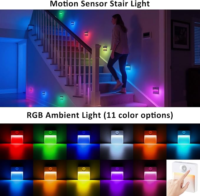 Guankai 3 Pack Motion Sensor Stair Light - Image 2
