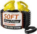 PlugSaf 50 FT 30 Amp RV Extension Cord Outdoor by PlugSaf