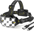Victoper Headlamp Rechargeable, High Lumen Bright 10 LEDs Head Lamp, 8+2 Modes by Victoper