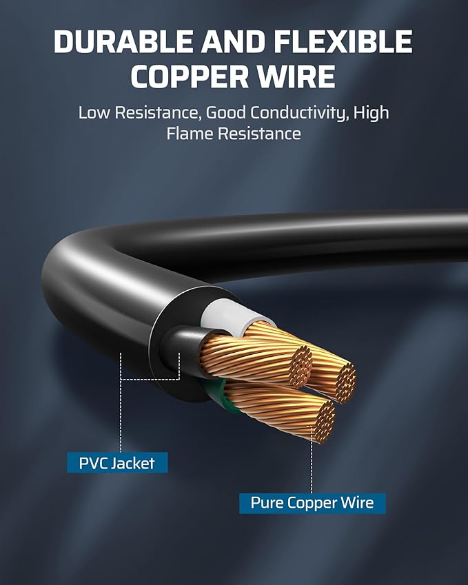 DEWENWILS 46FT Outdoor Extension Cord - Image 6