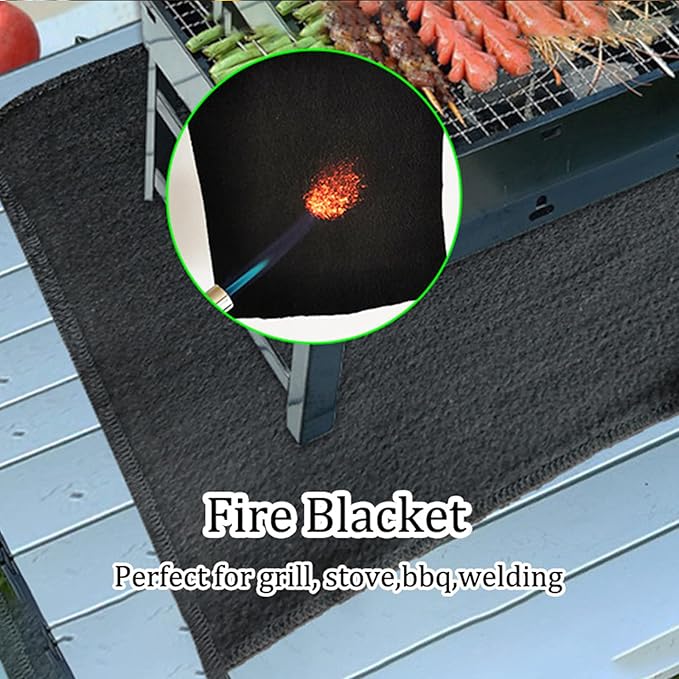 24 x 24 inches Fire Blanket for Heat Resistant Welding Blanket Flame Retardant - Image 8