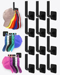Hat Rack for Hat Storage, Strong Adhesive Hat Hooks for Wall Hat Organizer for by Sunfanie