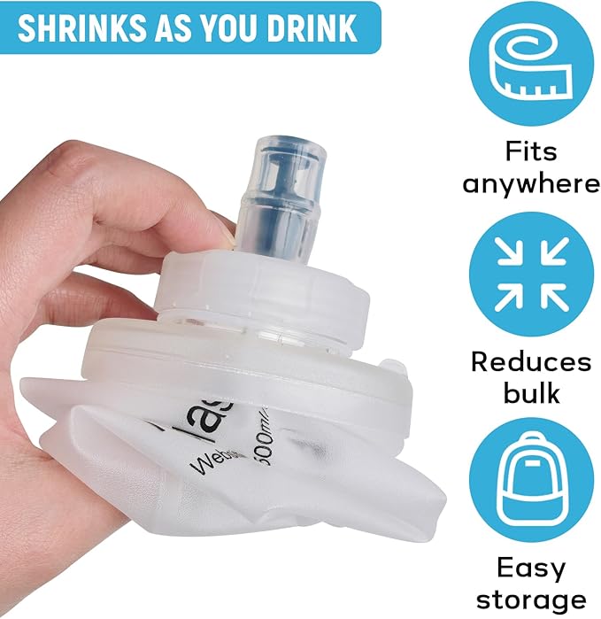 Soft Flask 700ML, TPU Collapsible Soft Water Bottle - Image 4