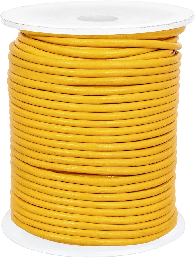 GENIQUE Real/Genuine Round Leather String Cord - Image 3