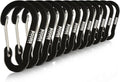 Booms Fishing CC1 Multi-Use Carabiner Clip, 6 Pack Small Caribeener Clips by BoomsFishing