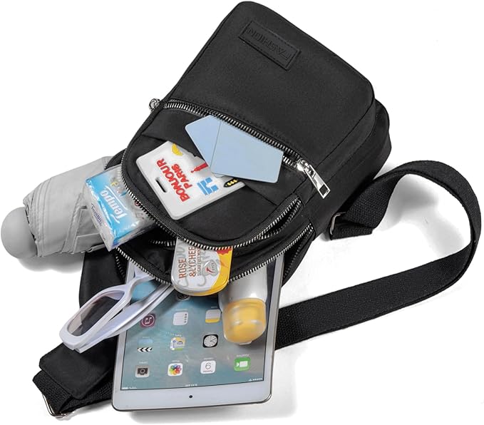 Banelu Cross Body Bag Small Sling Backpack Sling Bags Hiking Daypacks Crossbody - Image 6