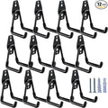 HUPBIPY Heavy Duty Garage Hooks 12 Pack, 2.8 inch Small U Shaped Hanger by HUPBIPY