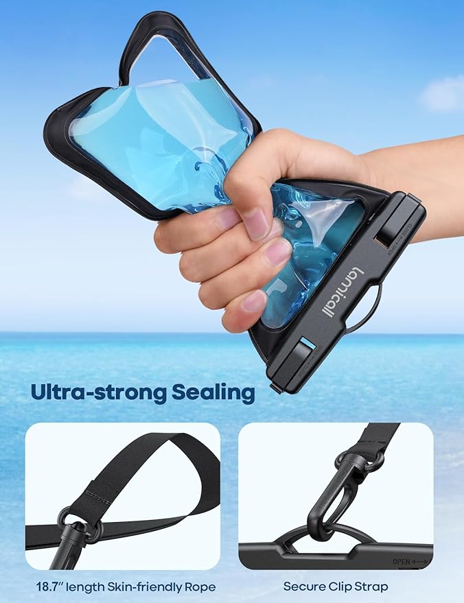 Lamicall Waterproof Phone Pouch Case Bag - Image 6