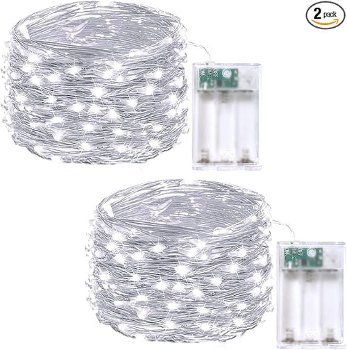 2-Pack Fairy Lights Battery Operated by EXF