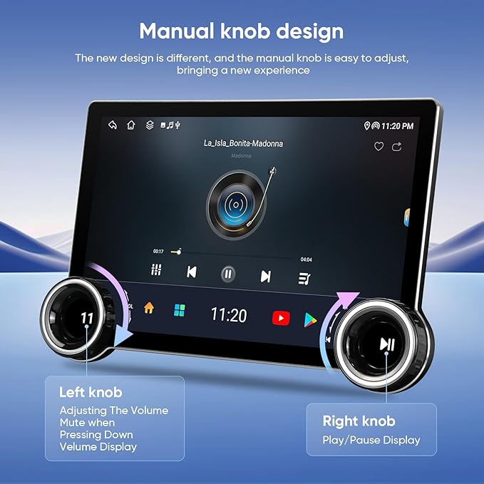 Car Stereo Radio for Jeep Compass 2017-2020 Wireless CarPlay Android Auto GPS - Image 3