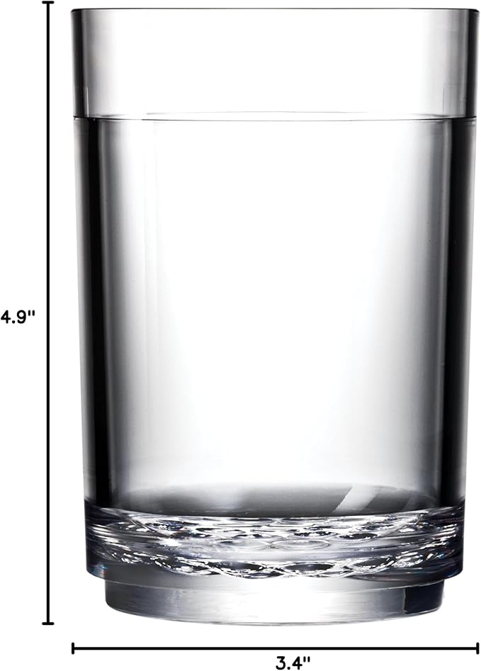 Drinique Unbreakable 16 Oz Drinking Glasses, Drinking Cups, Dishwasher Safe - Image 8