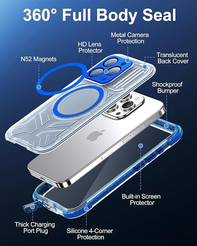 for iPhone 15 Pro Waterproof Case - Image 4