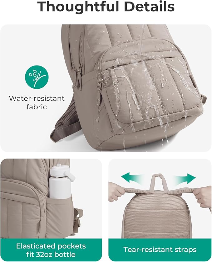 BAGSMAT Womens Backpack Travel Laptop Backpack - Image 7