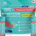 Electrolyte Powder Sugar-Free Hydration Packets Tropical Punch HydroMATE 30 by HydroMATE
