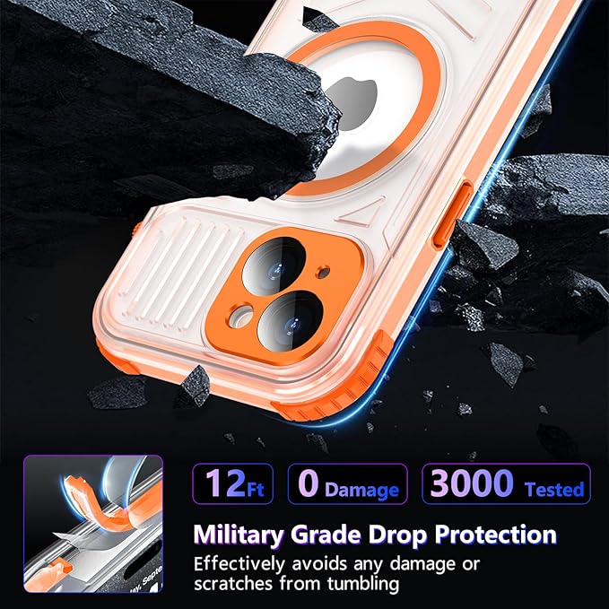 2025 New Magnetic Case for iPhone 15 Case Waterproof, Built-in Screen Protector - Image 4