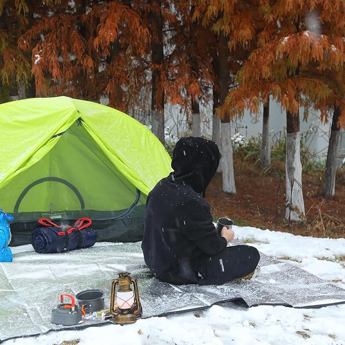RedSwing 4 Pack Emergency Blankets, Waterproof Survival Thermal Tarp - Image 9