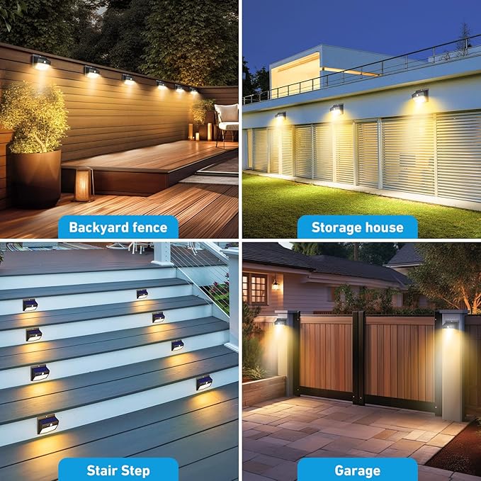 Peasur 1 Pack Solar Motion Lights Outdoor, Solar Security Light - Image 7