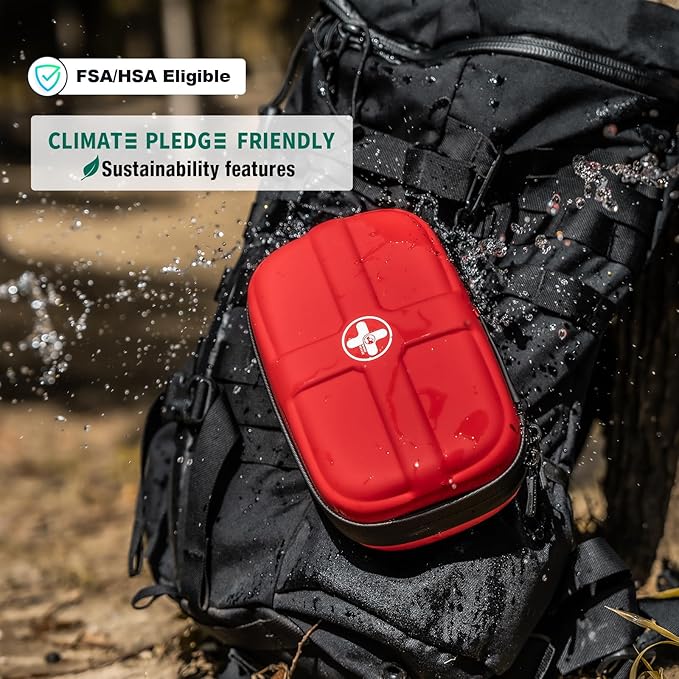 RHINO RESCUE EVA First Aid Kit, Small Waterproof Emergency Hiking First Aid Kit - Image 5