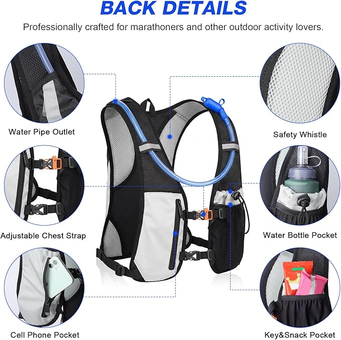 KUYOU Running Hydration Vest - Image 3