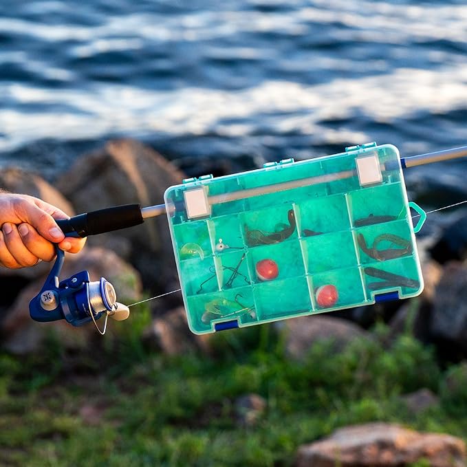 Shakespeare Tacklebox Fishing Tackle Storage, Customizable, Dual-Latching System - Image 7