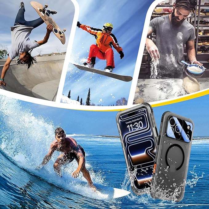 SPIDERCASE Magnetic for iPhone 17 Pro Max Case Waterproof, 12FT Military - Image 8