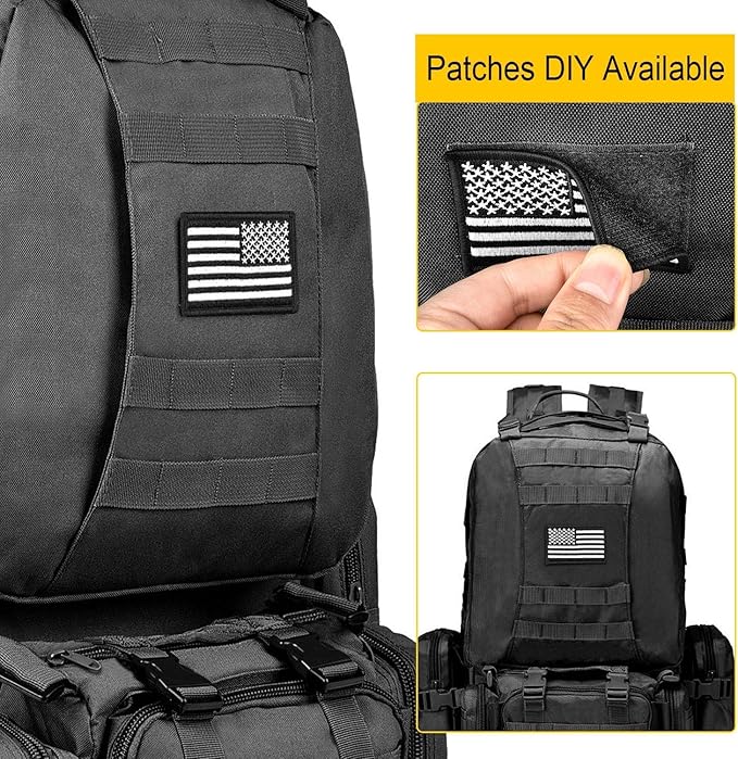 CVLIFE Tactical Backpack Military Army Rucksack 60L Large Assault Pack - Image 5