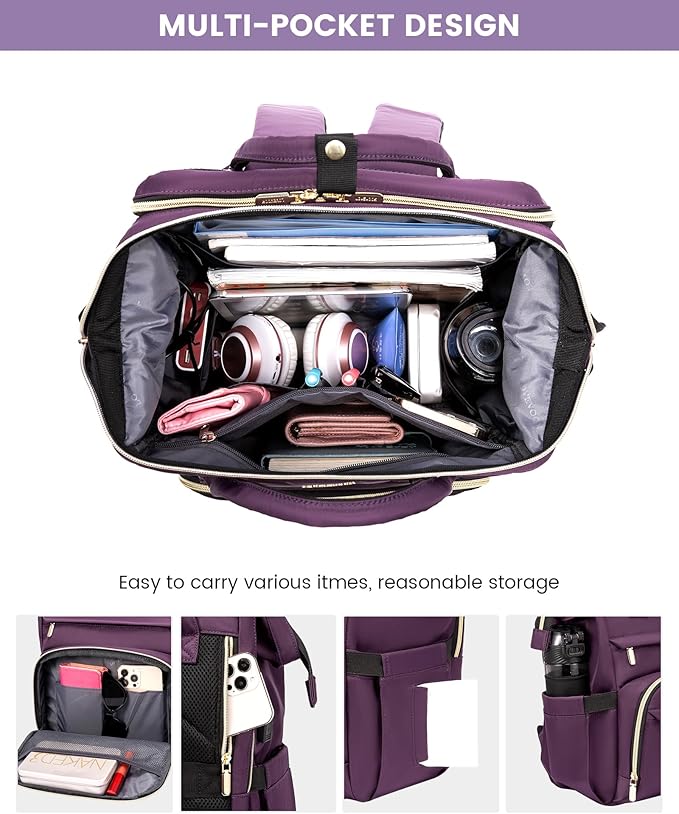 LOVEVOOK 17.3 Inch Laptop Backpack, Large Travel Backpack - Image 9