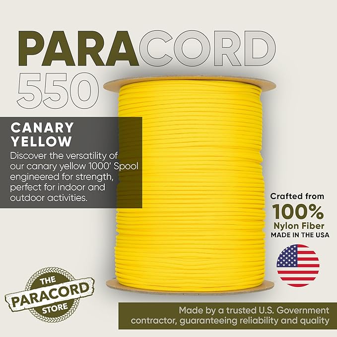 The Paracord Store | Type III 550 Paracord - 250 FT Spool - Image 2