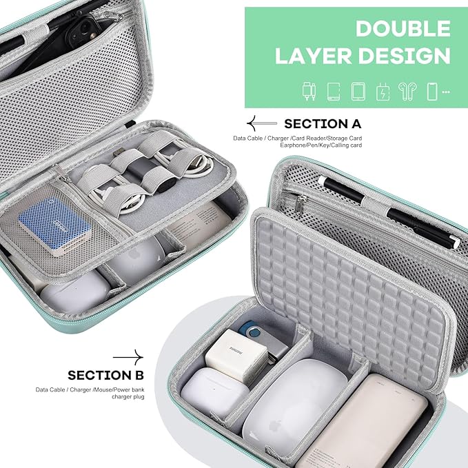 Hard Travel Electronic Organizer Case - Image 7