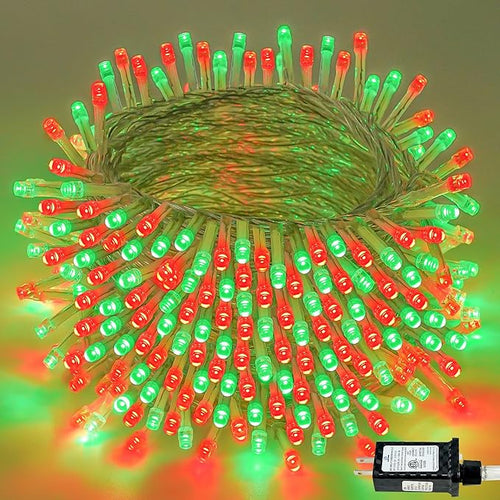 88FT 240LED Extra-Long Connectable String Lights Indoor Outdoor Clear Wire by KAQ