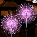 JJGoo Solar Firework Lights, 2 Pack 150 LEDs 2 Lighting Modes Solar Lights by JJGoo