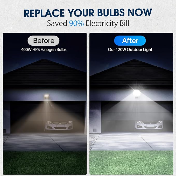 2 Pack LED Barn Light, 150W 21000LM Dusk to Dawn Outdoor Lighting, Yard Lights - Image 8