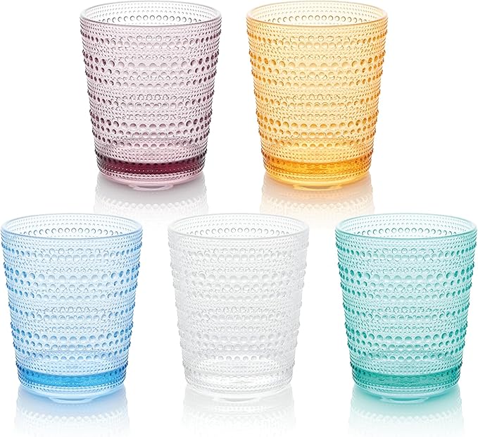 Santa Fe Teal Set of 6 Premium Acrylic DOF Glasses 16 oz – Unbreakable Drinkware - Image 3