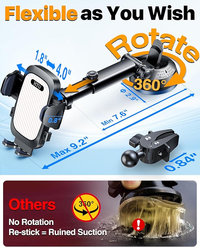 HTU 2026 Ultimate Best【True Military-Grade & Safety Cert】Car Phone - Image 5