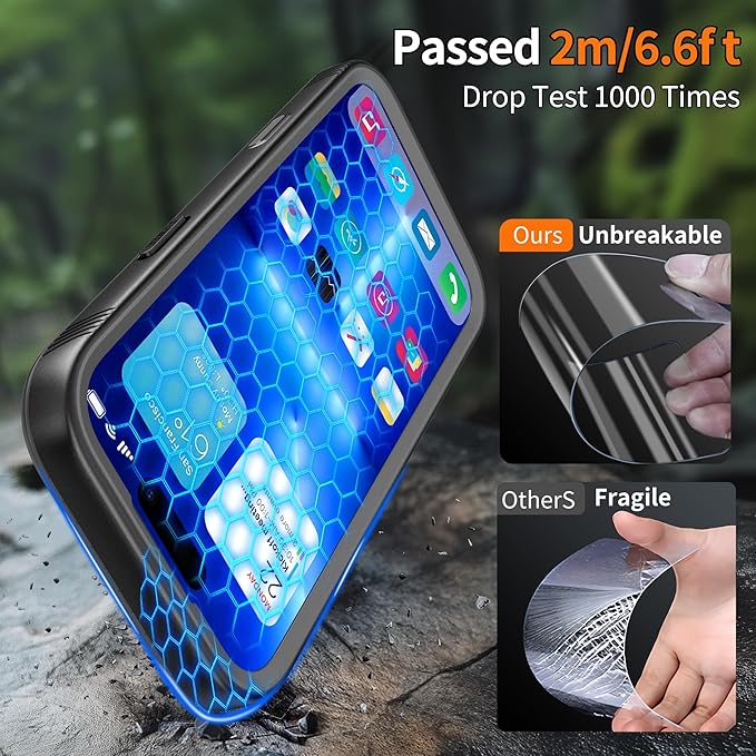Cozycase for iPhone 17 Pro Waterproof Case Full-Body Bumper Shockproof - Image 4