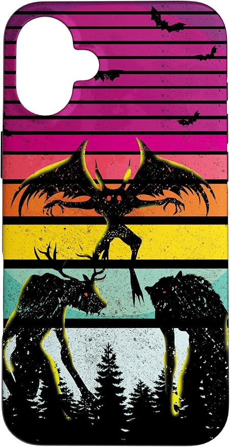 Cryptkin Cute Mothman Cryptid Map Case by Unknown